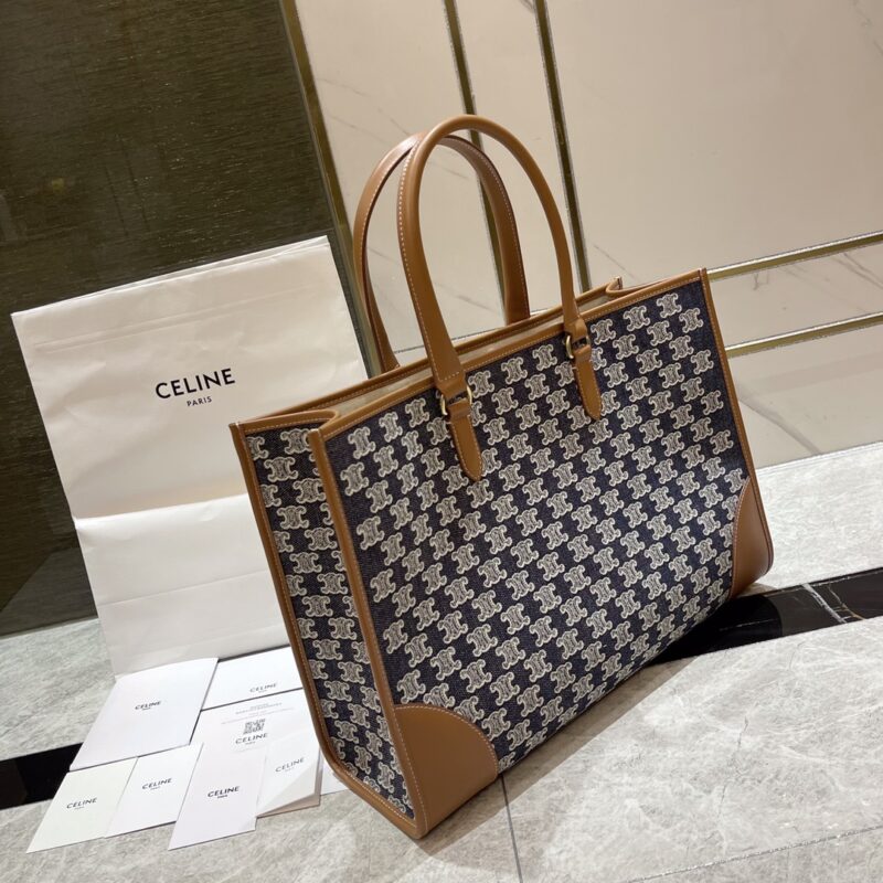 Celine Large Cabas Triomphe Tote Horizontal Bag