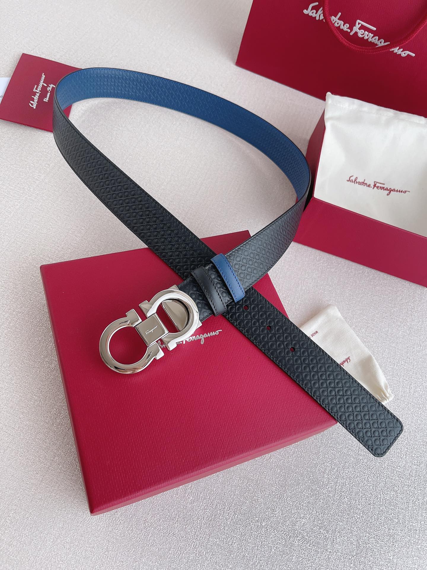 db9bf2_a255421a1bf04791b0f3b41e64a04e79mv2.jpg Ferragamo Logo Buckle Leather Belt - Image 1