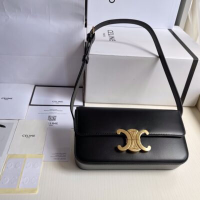 Celine Arc de Triomphe Underarm 20cm Bag in Green