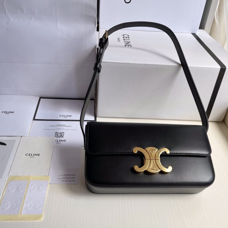 Celine Arc de Triomphe Underarm 20cm Bag in Green