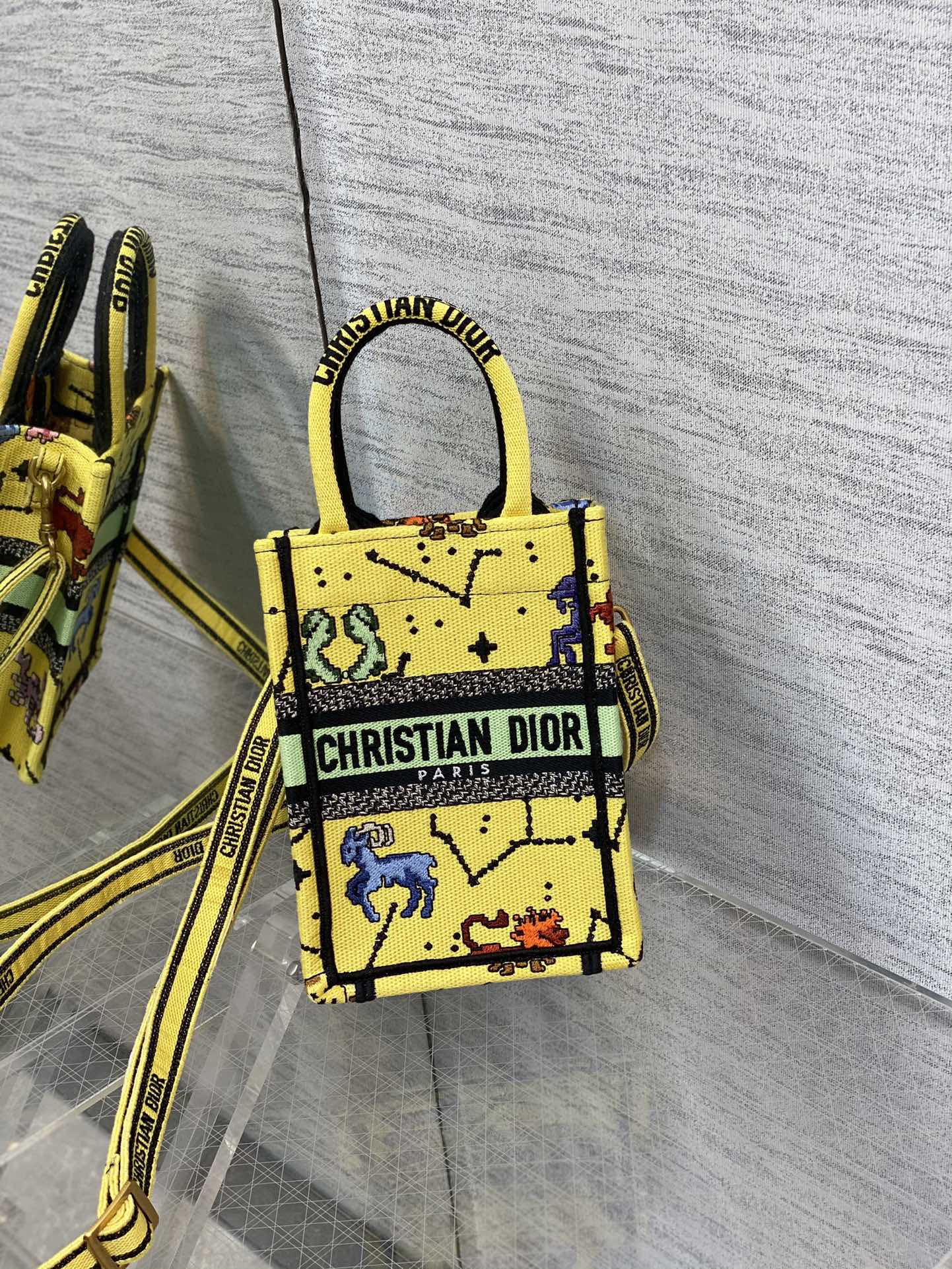 Dior Mini Vertical Constellations Tote Bag - Image 3