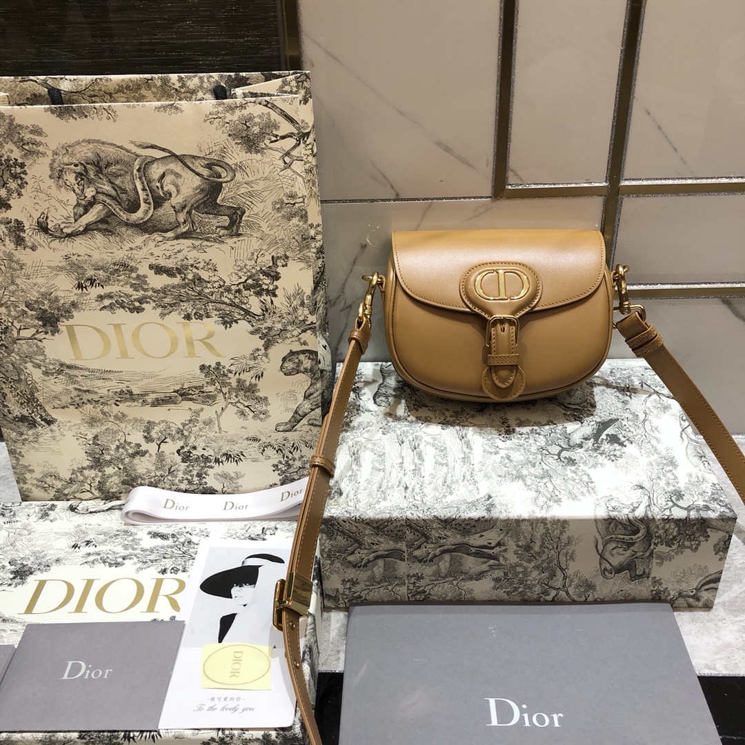 Dior Small Bobby Bag in Brown