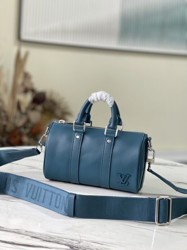 Louis Vuitton Keepall XS Travel Bag in Dark Blue