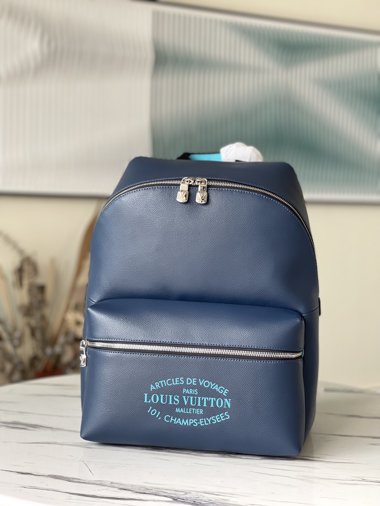 db9bf2_a78821d6358e4279ae1a57aa73b46ef9mv2.jpg Louis Vuitton Dark Blue Discovery Backpack - Image 1