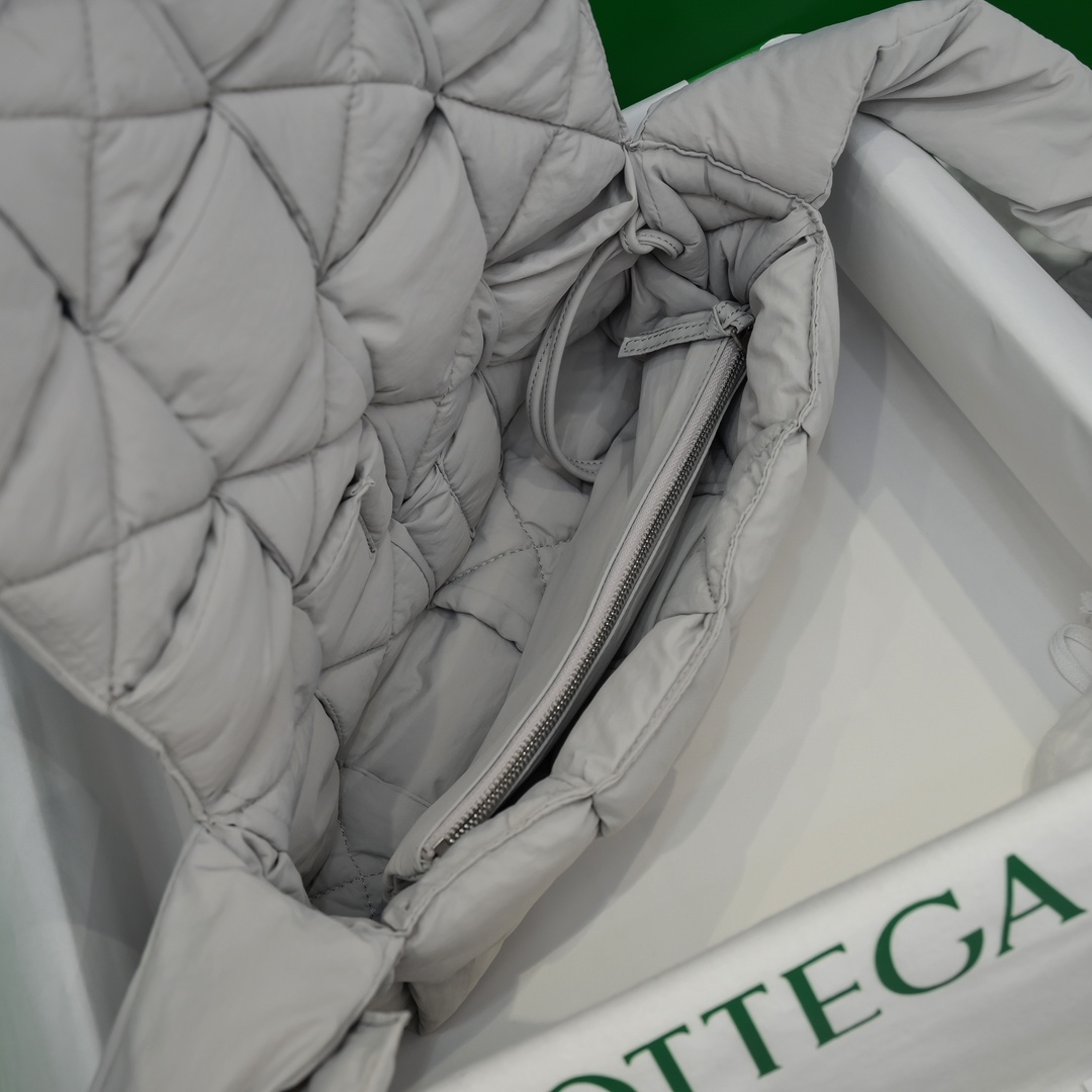 Bottega Veneta Padded Tech Cassette Bag in White - Image 6