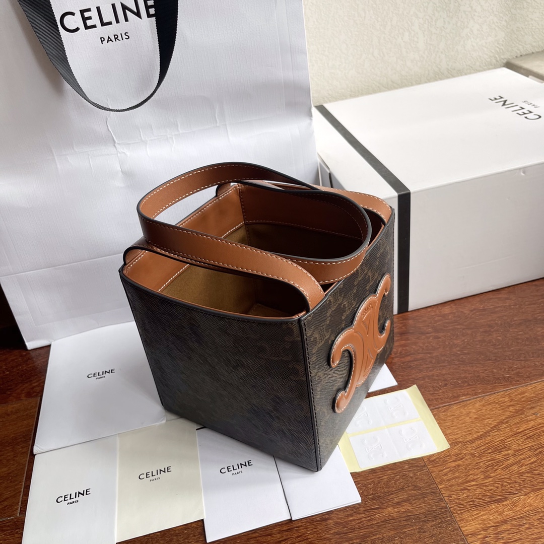 Celine Cube Triomphe Bag - Image 4