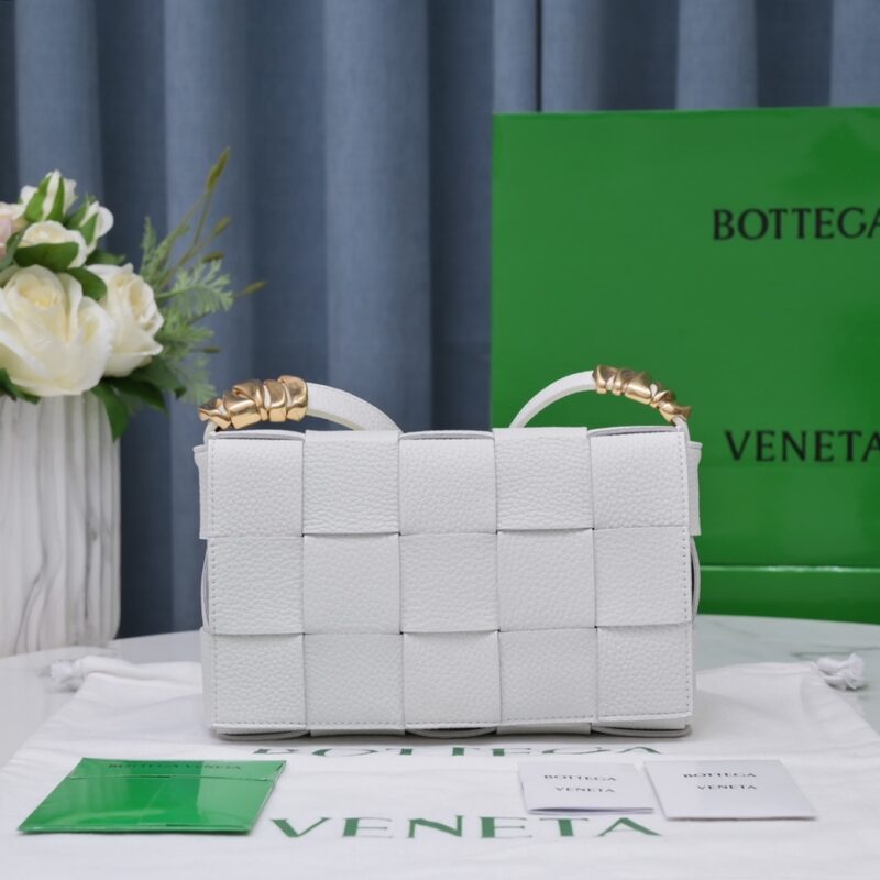 Bottega Veneta Padded Cassette Bag in White