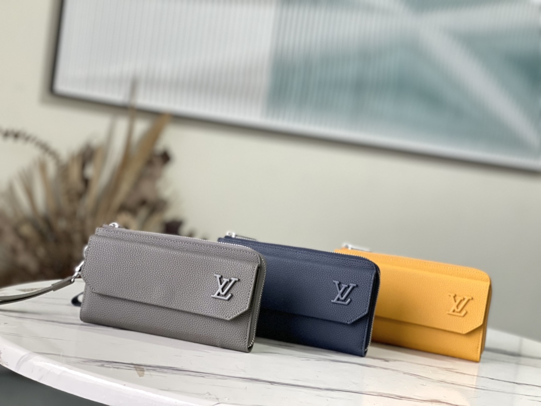 Louis Vuitton Aerogram Long Wallet in Yellow - Image 11