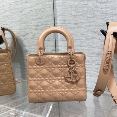 Lady Dior Small Bag in Matte Pink