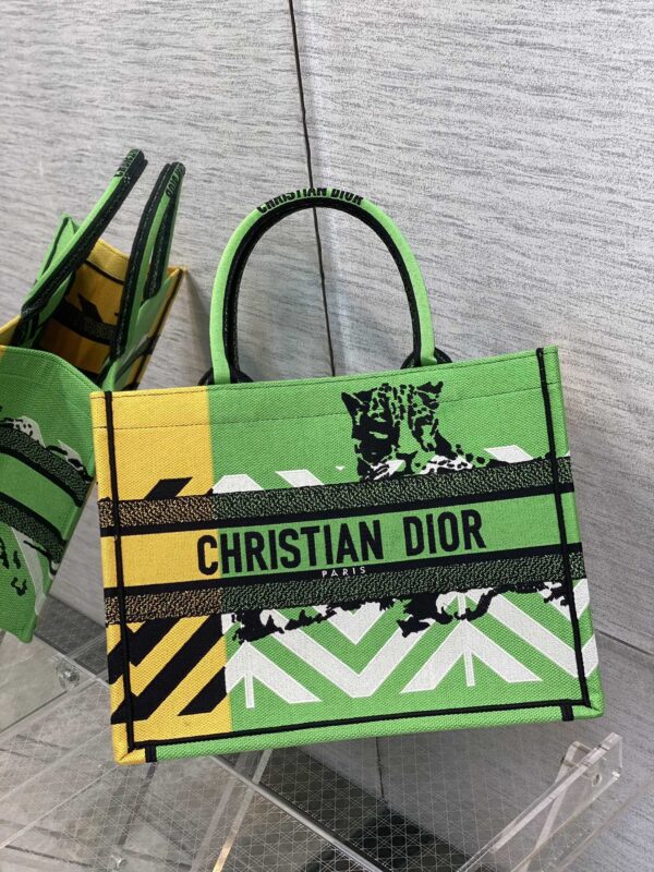Dior Medium Jungle Series Tote Bag