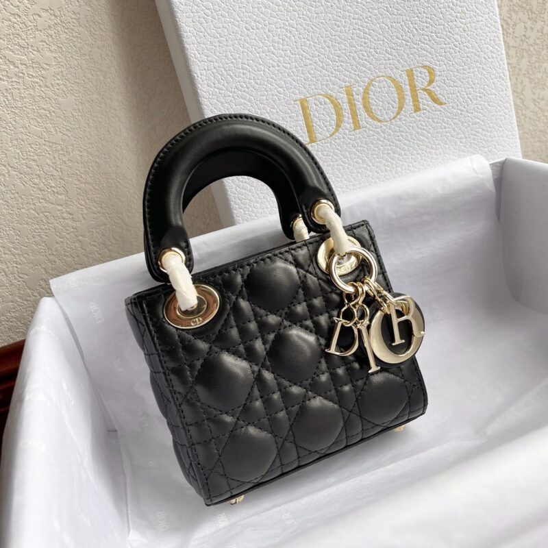 Lady Dior Micro 12 Bag in Green