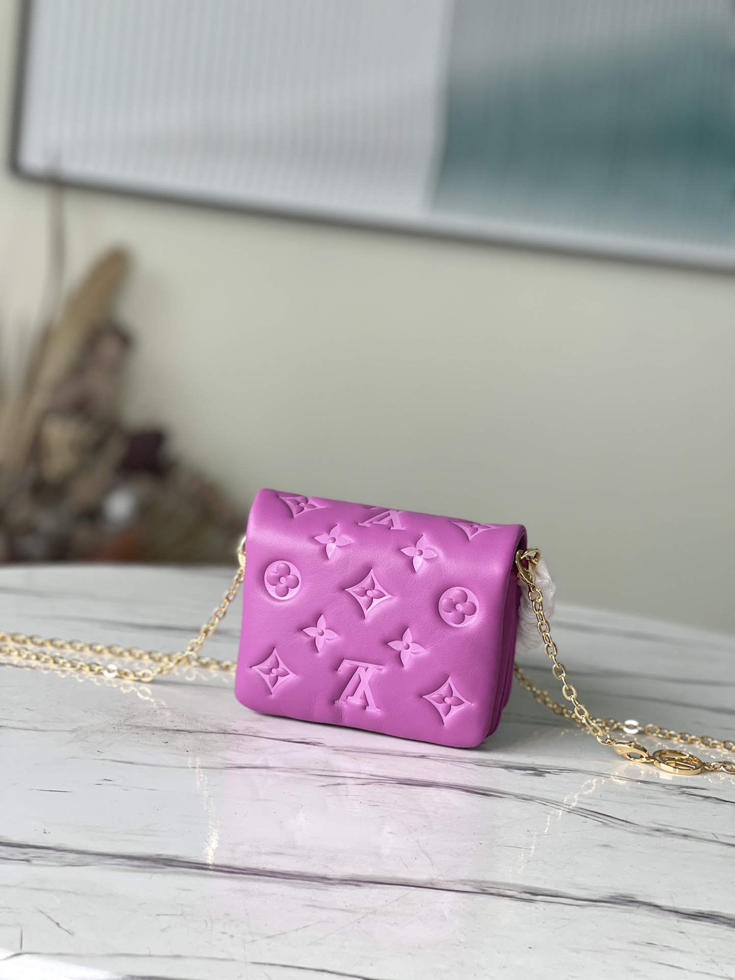 Louis Vuitton Red Rose Mini Coussion Bag - Image 3