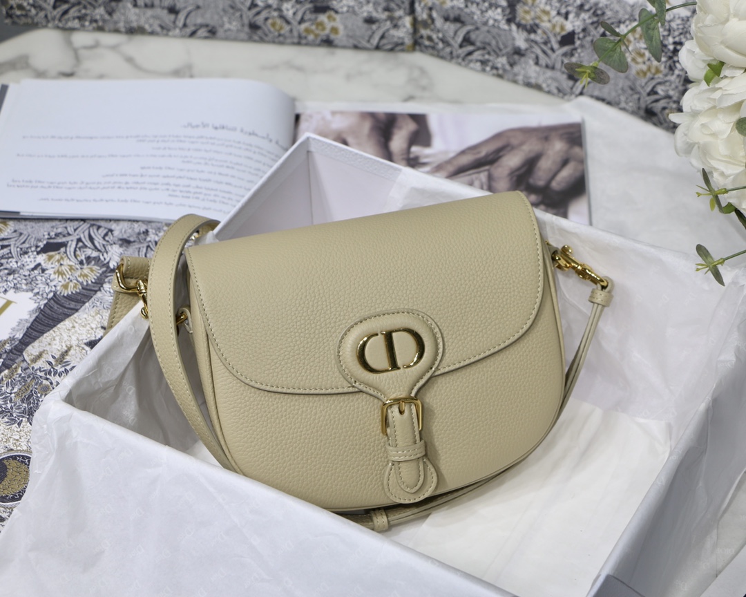 Dior Medium Bobby Bag in Apricot Calfskin