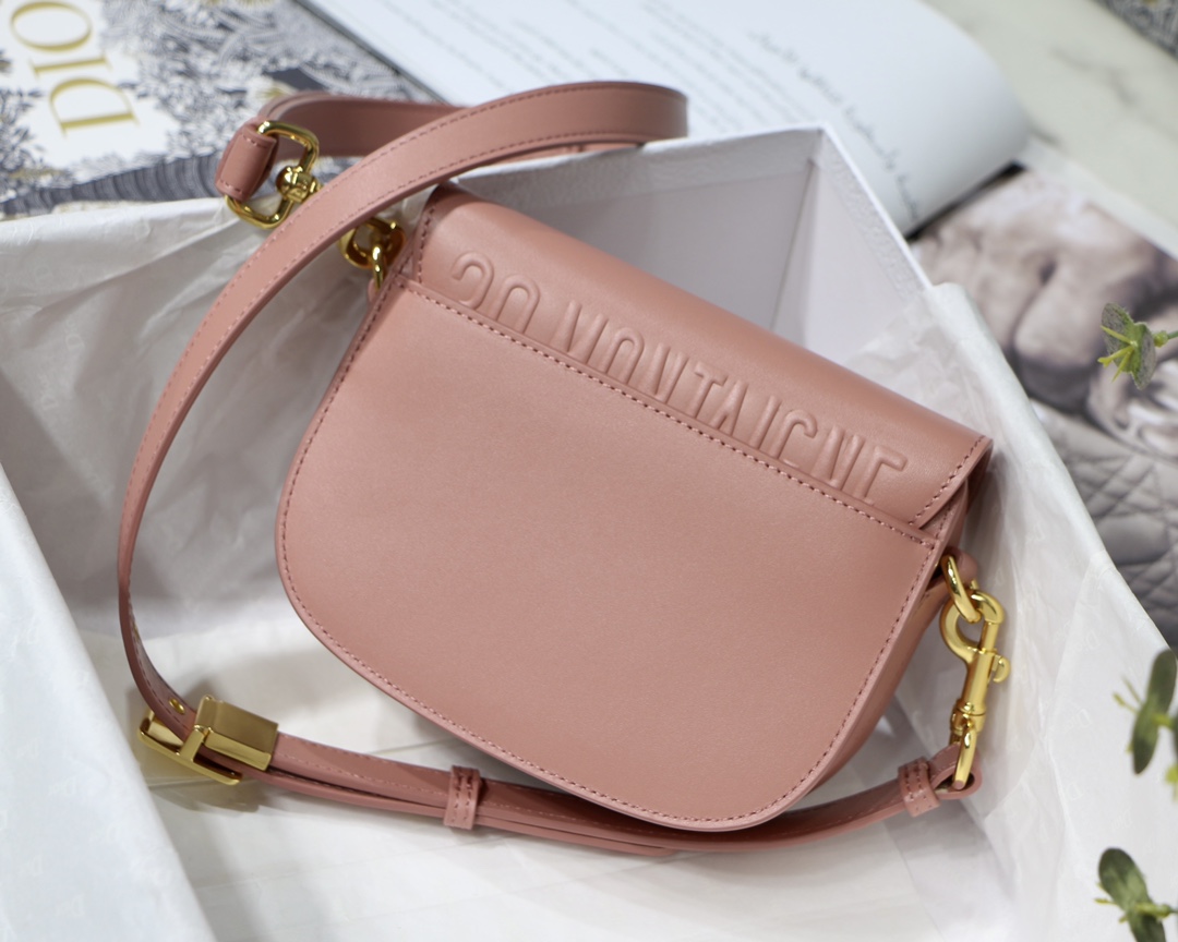 Dior Small Bobby Bag in Pink Calfskin - Image 3
