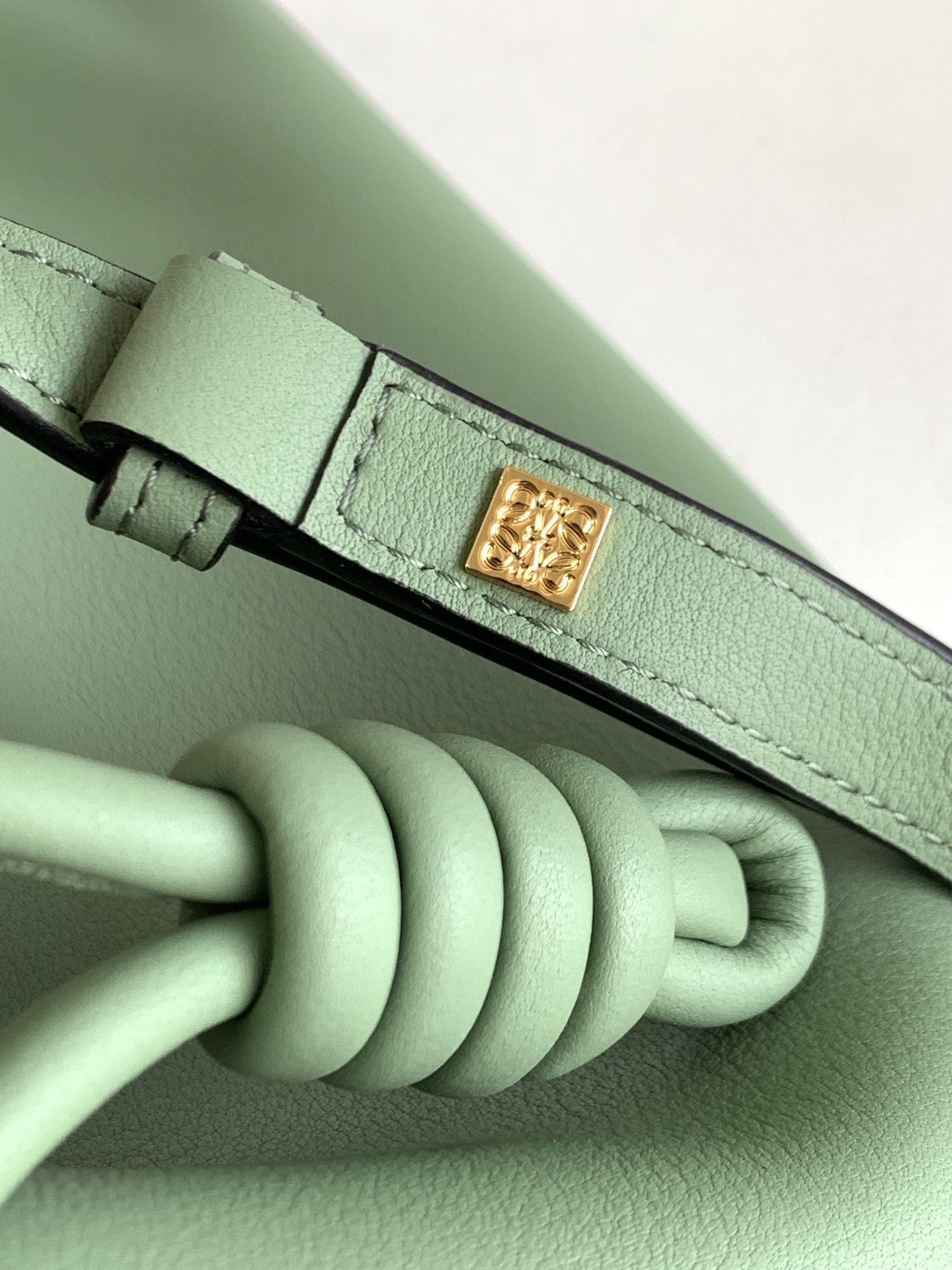 Loewe Large Flamenco Bag in Forest Green Calfskin - Image 6