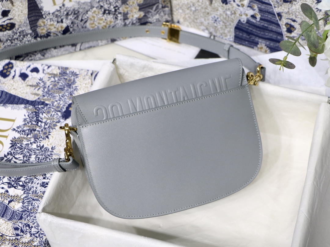 Dior Medium Bobby Bag in Rock Grey Leather - Image 3