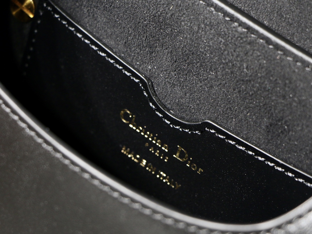 Dior Small Bobby Bag in Black Leather - Image 8