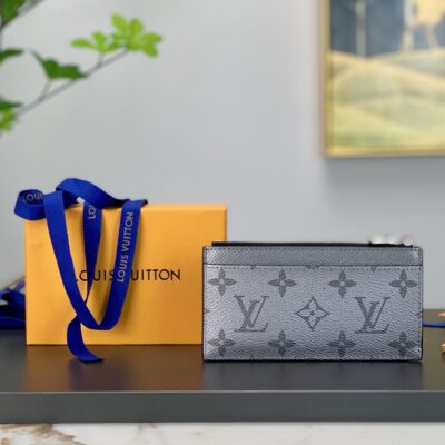 Louis Vuitton Gray Coin Card Holder