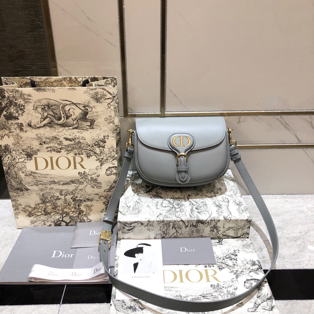 Dior Large Bobby Bag in Grey