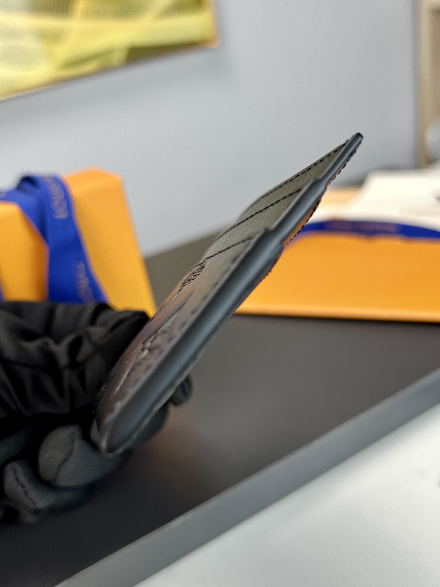 Louis Vuitton Card Holder in Monogram Eclipse - Image 7