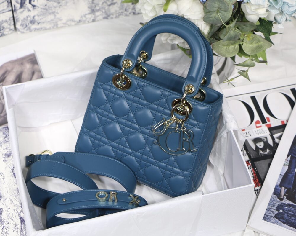 Lady Dior My ABC 20 Bag in Deep Sea Blue