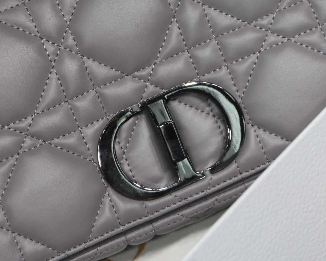 Dior Medium Grey Caro Bag - Image 10