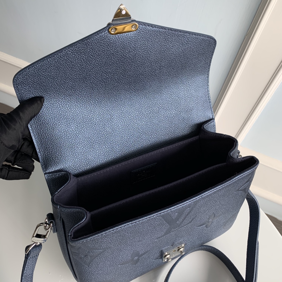 Louis Vuitton Pochette Metis Bag in Blue - Image 9