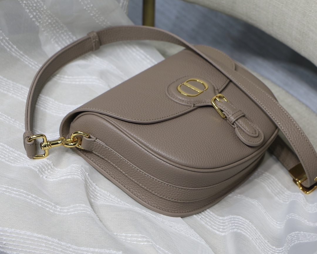 Dior Medium Bobby Bag in Khaki Calfskin - Image 5