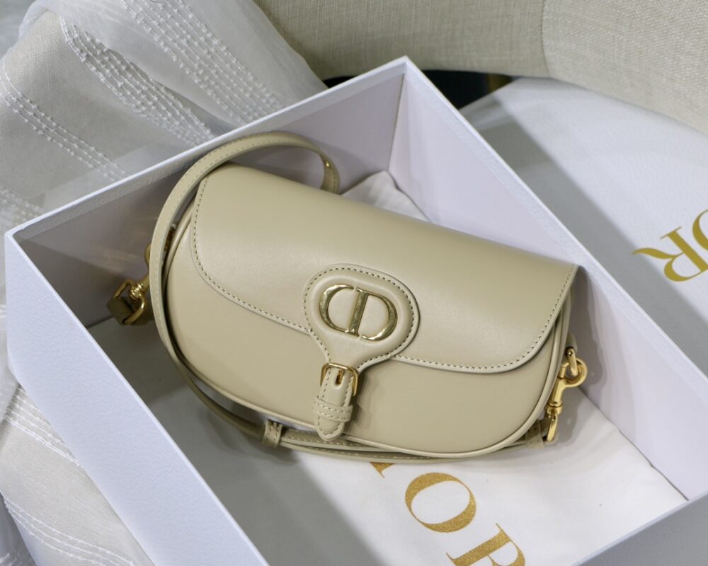 Dior Bobby East-West Underarm Bag in Apricot Calfskin