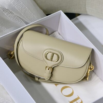 Dior Bobby East-West Underarm Bag in Apricot Calfskin
