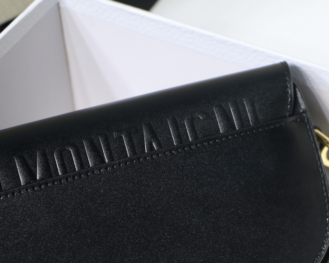 Dior Bobby East-West Underarm Bag in Black Calfskin - Image 8