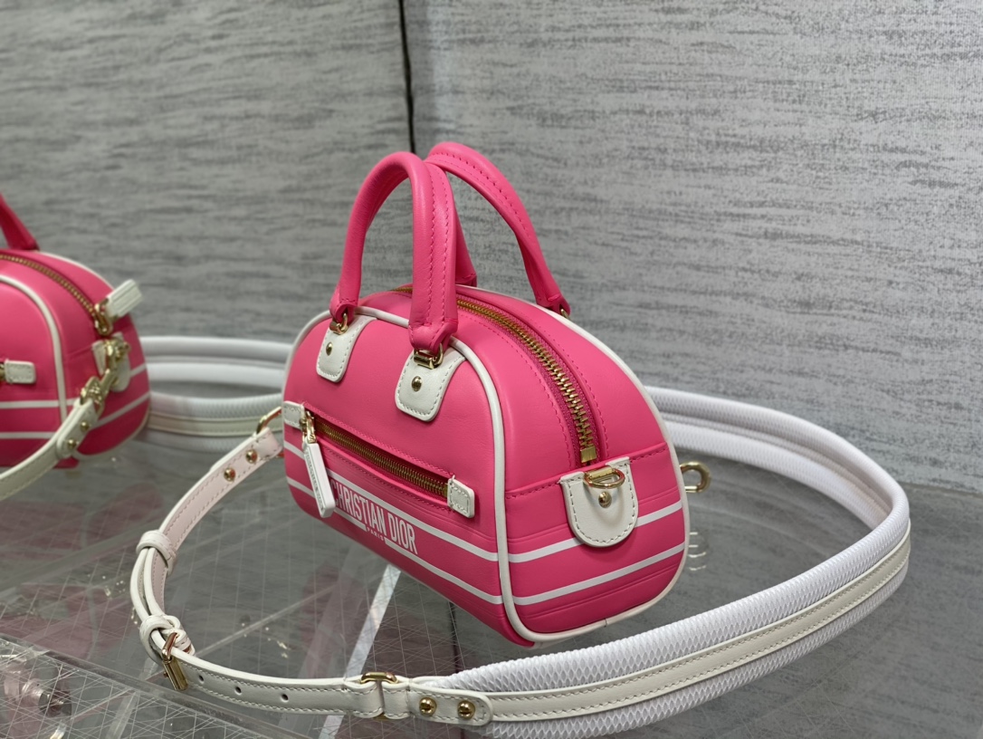 Dior Bowling Bag in Pink - Image 4