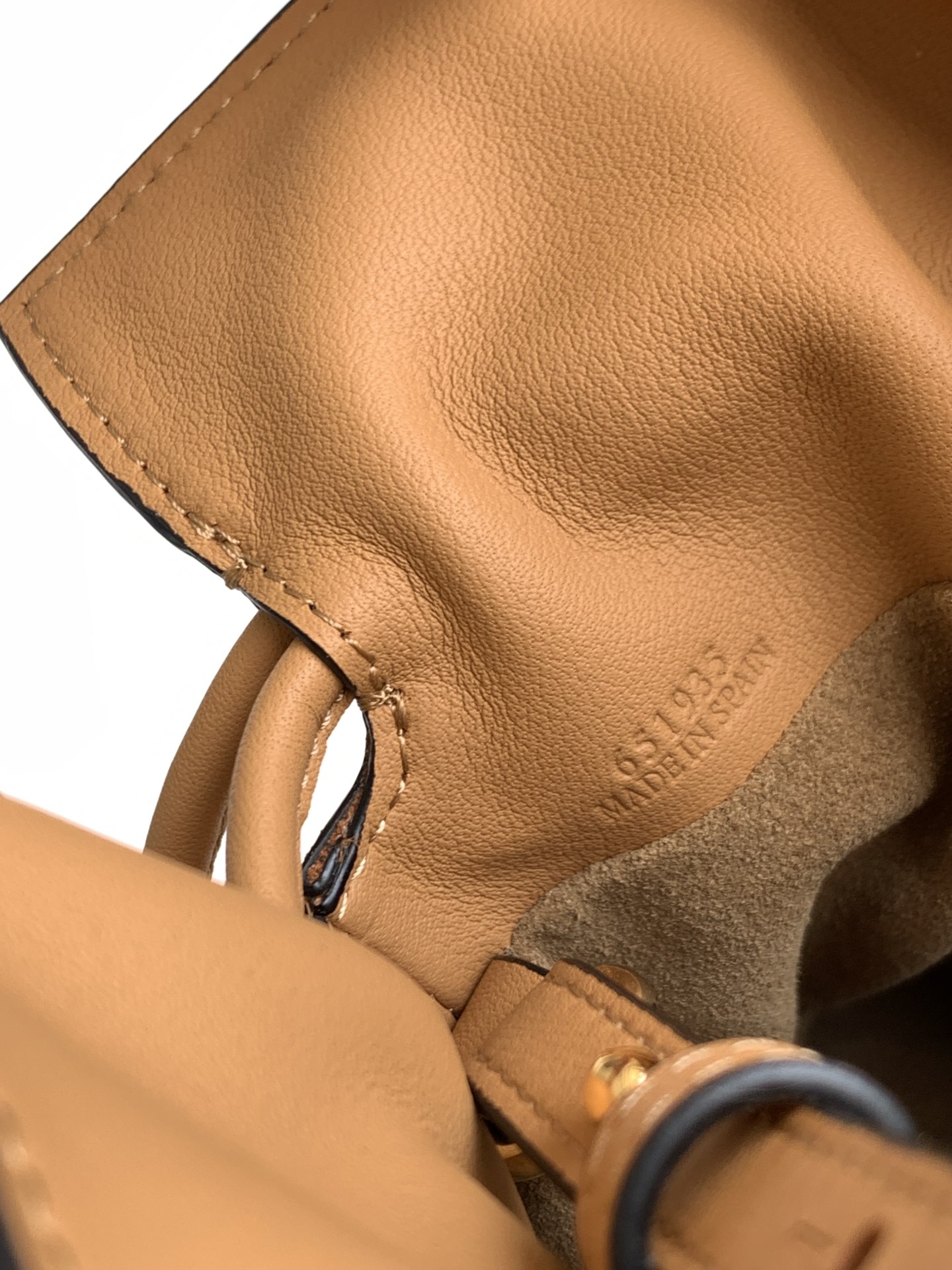 Loewe Small Flamenco Bag in Golden Brown Calfskin - Image 10