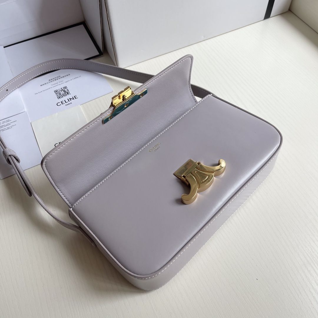 Celine Arc de Triomphe Underarm 20cm Bag in Grey - Image 5