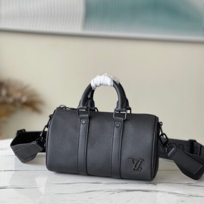 Louis Vuitton Keepall XS Travel Bag in Black
