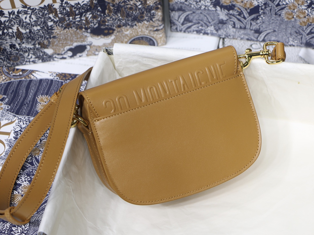 Dior Small Bobby Bag in Caramel Leather - Image 3