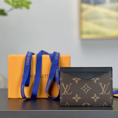 Louis Vuitton Neo Card Holder in Monogram Macassar Canvas