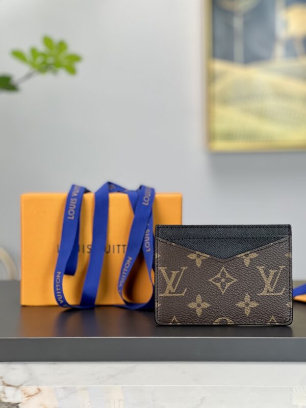 Louis Vuitton Neo Card Holder in Monogram Macassar Canvas