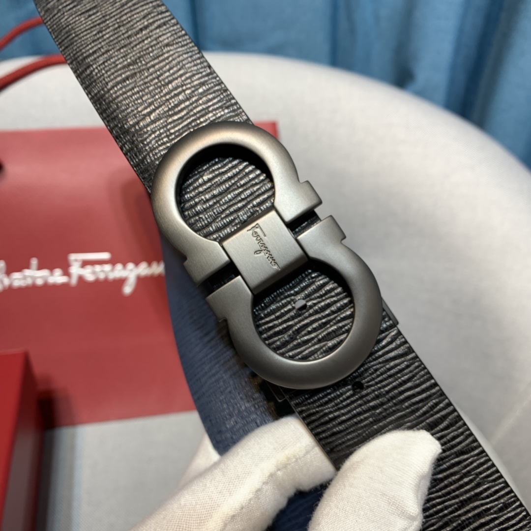 db9bf2_d41794f73f2a44569257d5b687c0fc6amv2.jpg Ferragamo Logo Buckle Leather Belt - Image 1