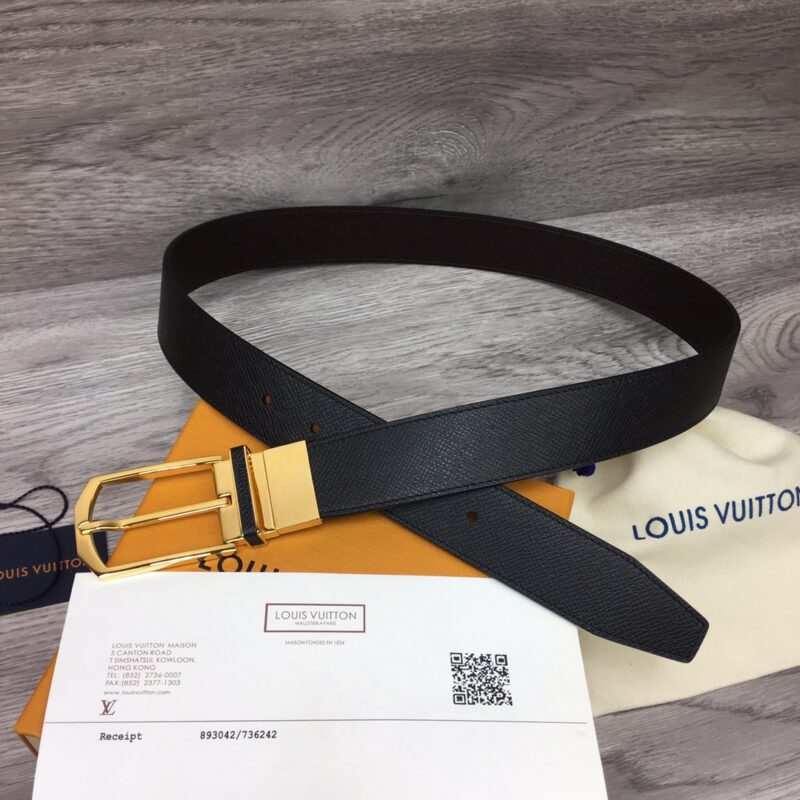 Louis Vuitton Pin Buckle 3.5 mm Leather Belt
