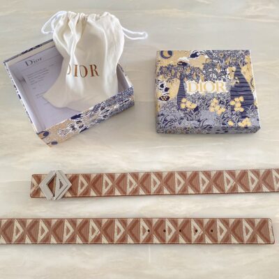 Dior Rhombus Buckle Belt