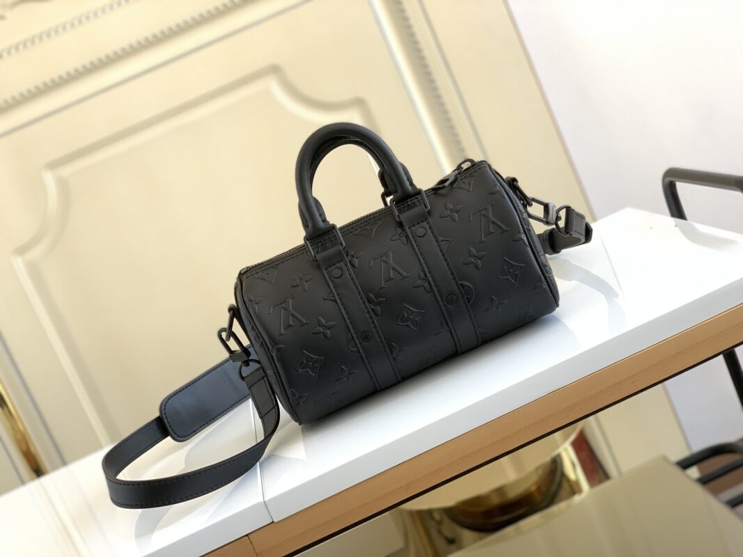 Louis Vuitton Speedy Keepall XS Travel Bag in Black