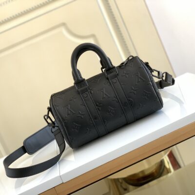 Louis Vuitton Speedy Keepall XS Travel Bag in Black