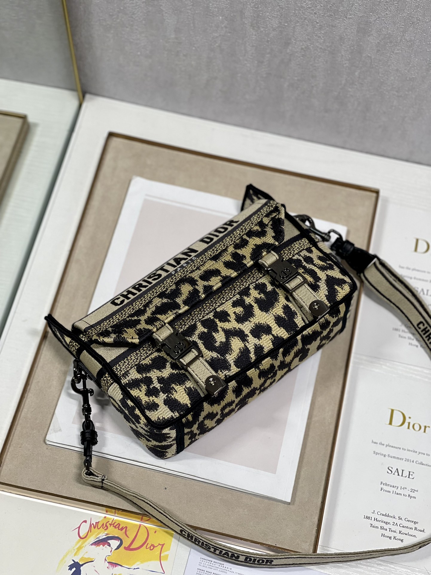 Dior Messenger Bag in Tiger - Image 6