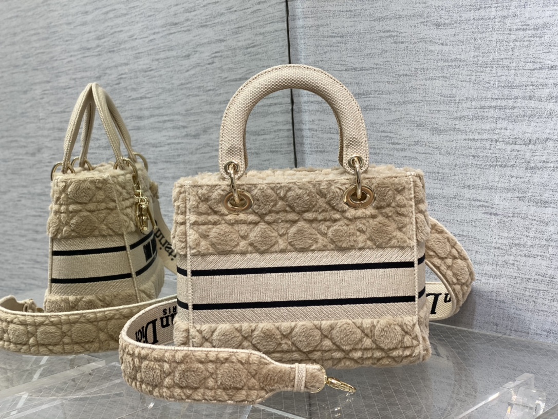 Lady Dior Small Furry Bag - Image 3