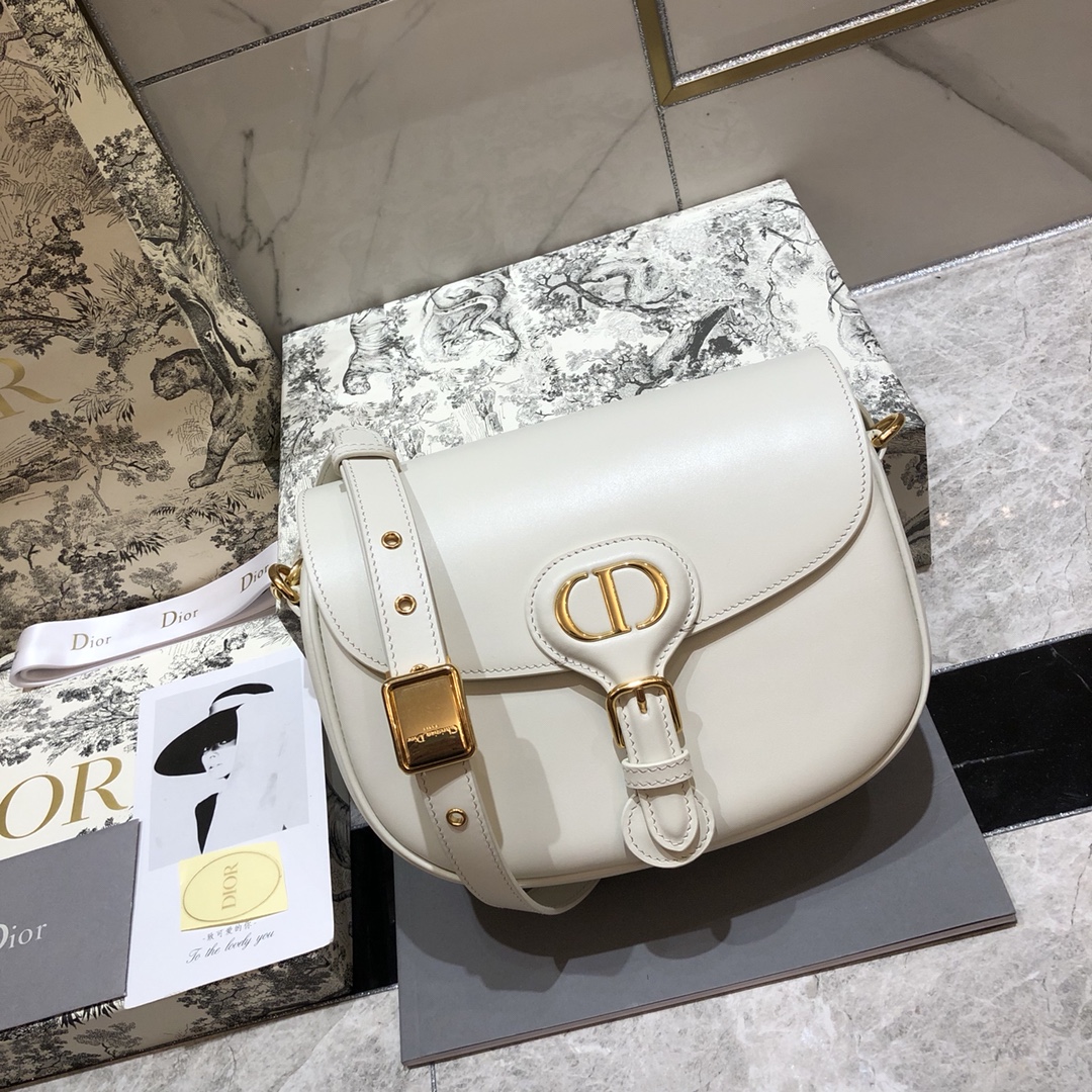Dior Large Bobby Bag in White - Image 3