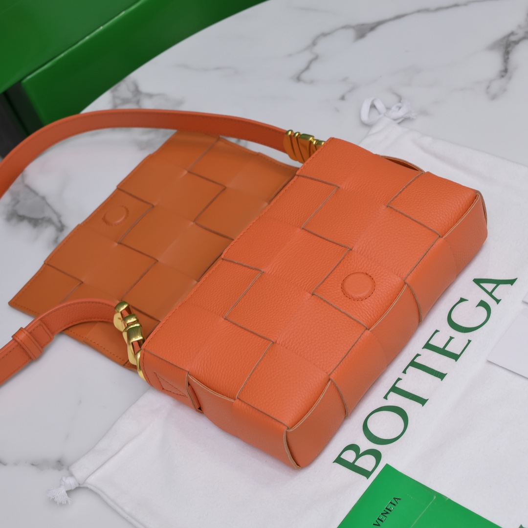 Bottega Veneta Padded Cassette Bag in Orange - Image 5