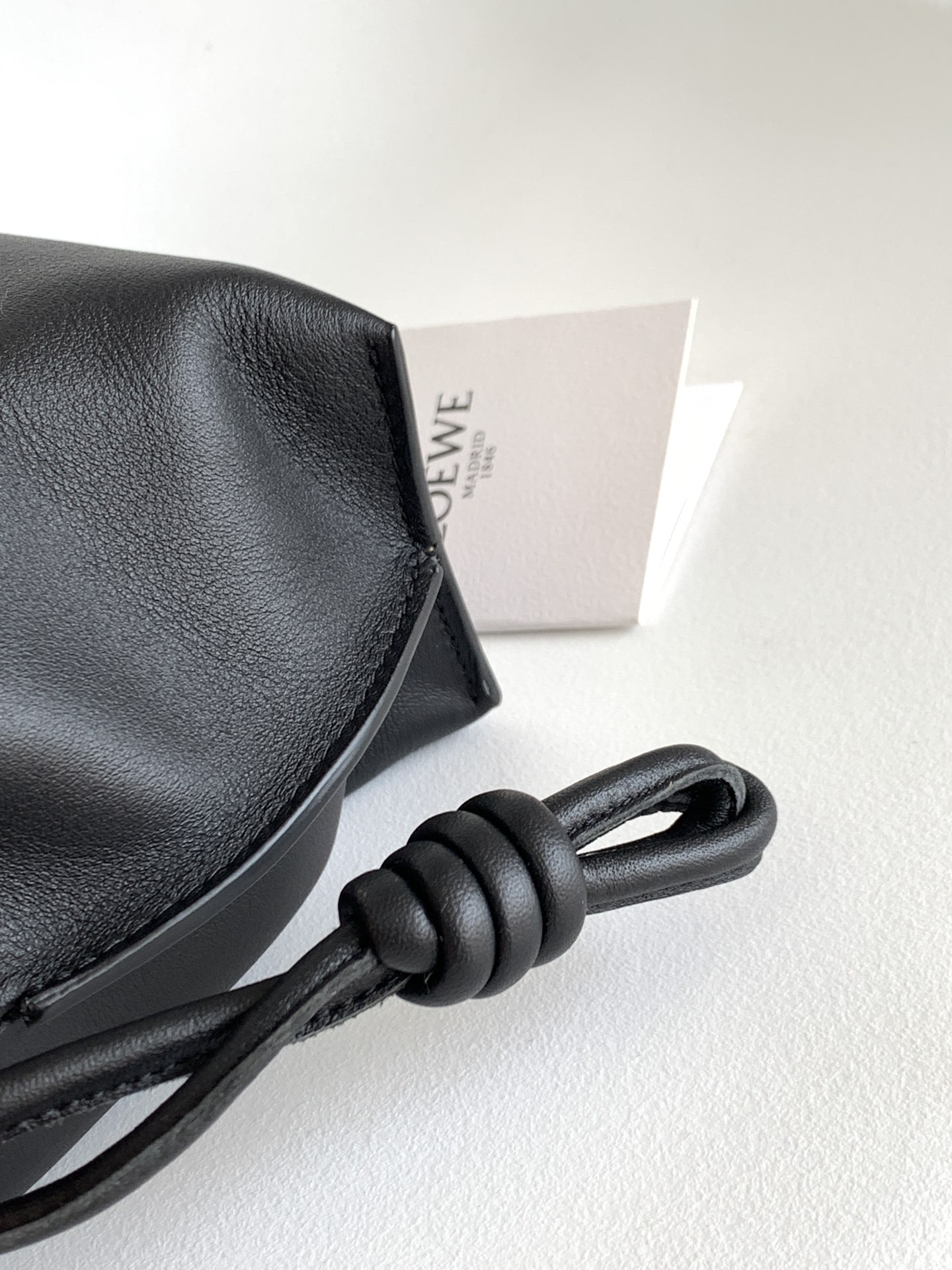 Loewe Small Flamenco Bag in Black Calfskin - Image 6