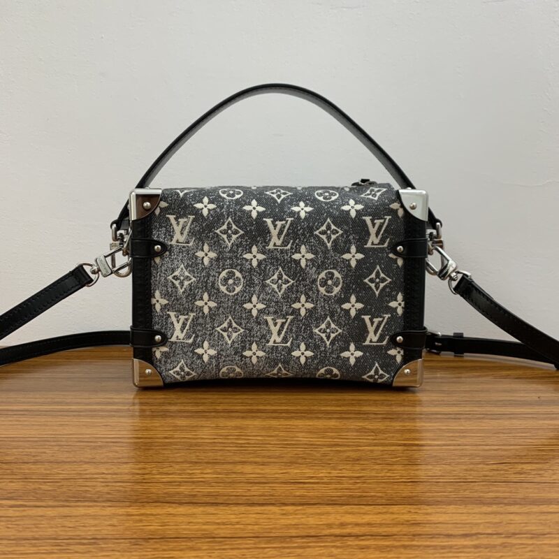 Louis Vuitton Side Trunk Handbag in Monogram Jacquard Denim
