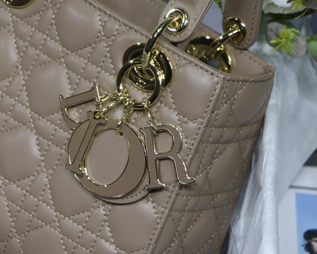 Lady Dior My ABC 20 Bag in Warm Taupe - Image 8